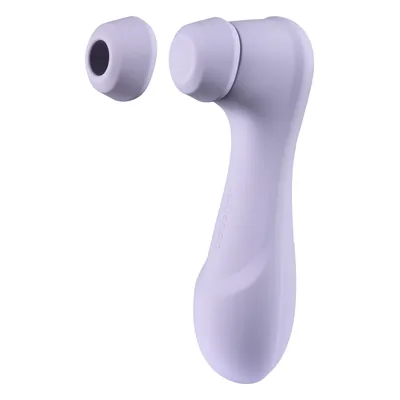 Druckwellenvibrator Vergleich: Satisfyer Pro 2 Generation 3 Liquid Air vor weißem Hintergrund