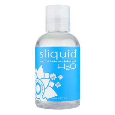 Gleitgel Vergleich: Sliquid H2O Water-based Gleitgel 125 ml vor weißem Hintergrund